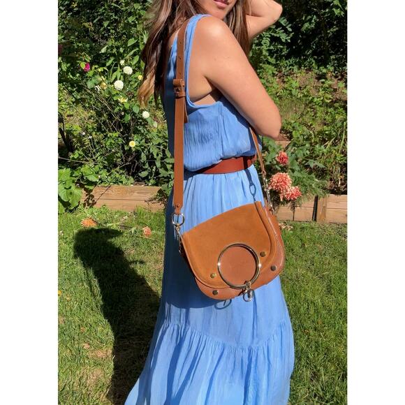 FRNCH Paris Blue Midi Dress — Made in Italy - Picture 7 of 9